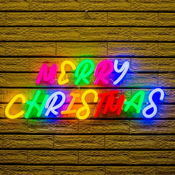 Merry Christmas 霓虹燈牌